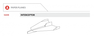 Paper plane 2 - interceptor